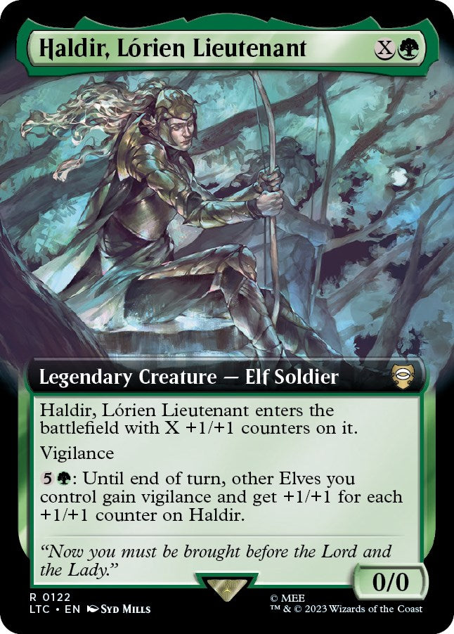 Haldir, Lorien Lieutenant (Extended Art) [The Lord of the Rings: Tales of Middle-Earth Commander] | Gaming Infinity