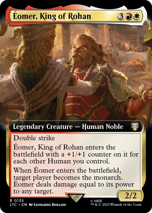 Eomer, King of Rohan (Extended Art) [The Lord of the Rings: Tales of Middle-Earth Commander] | Gaming Infinity