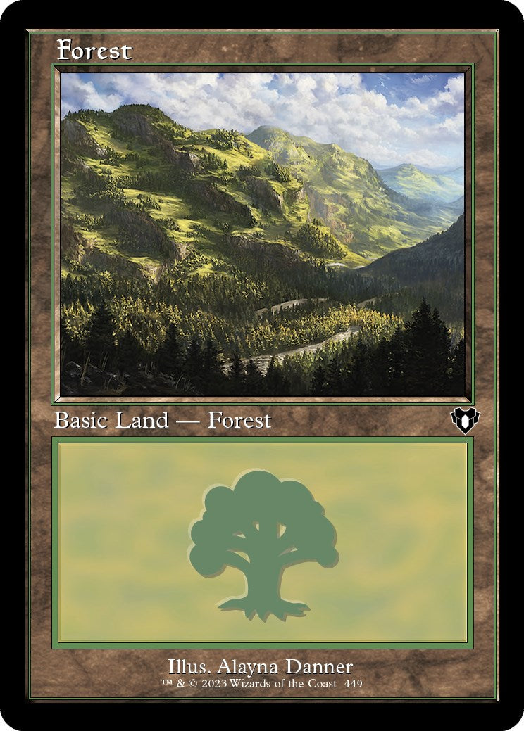 Forest (449) (Retro) [Commander Masters] | Gaming Infinity