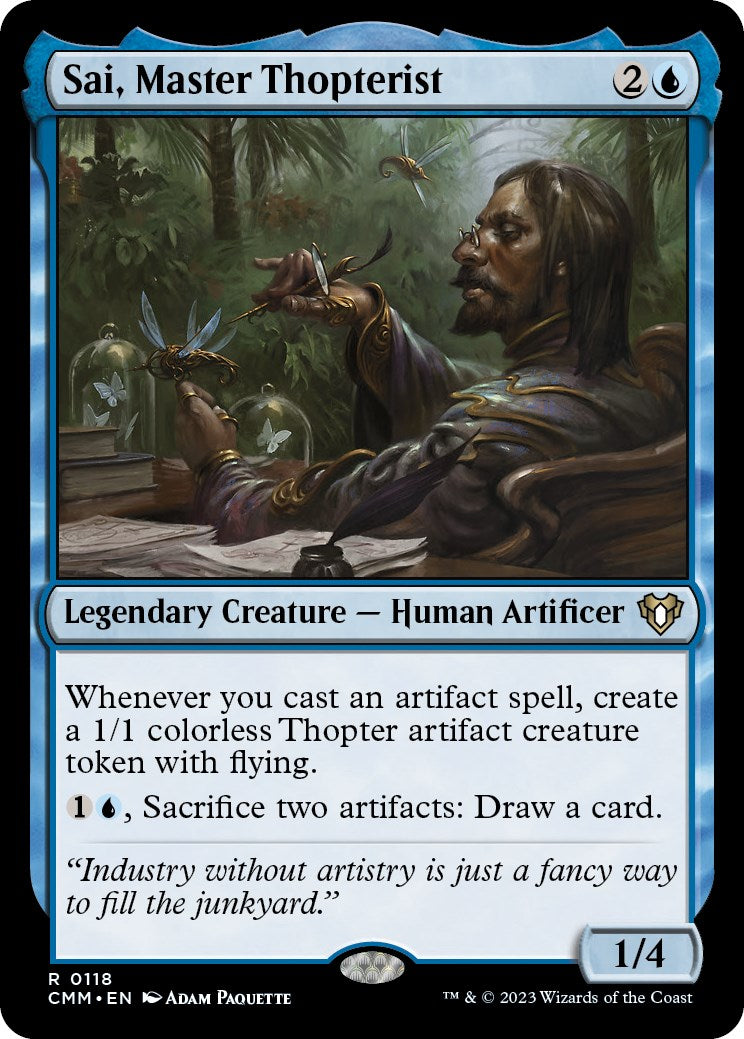 Sai, Master Thopterist [Commander Masters] | Gaming Infinity