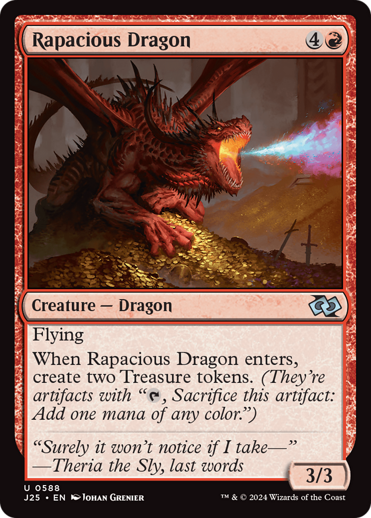 Rapacious Dragon [Foundations Jumpstart] | Gaming Infinity