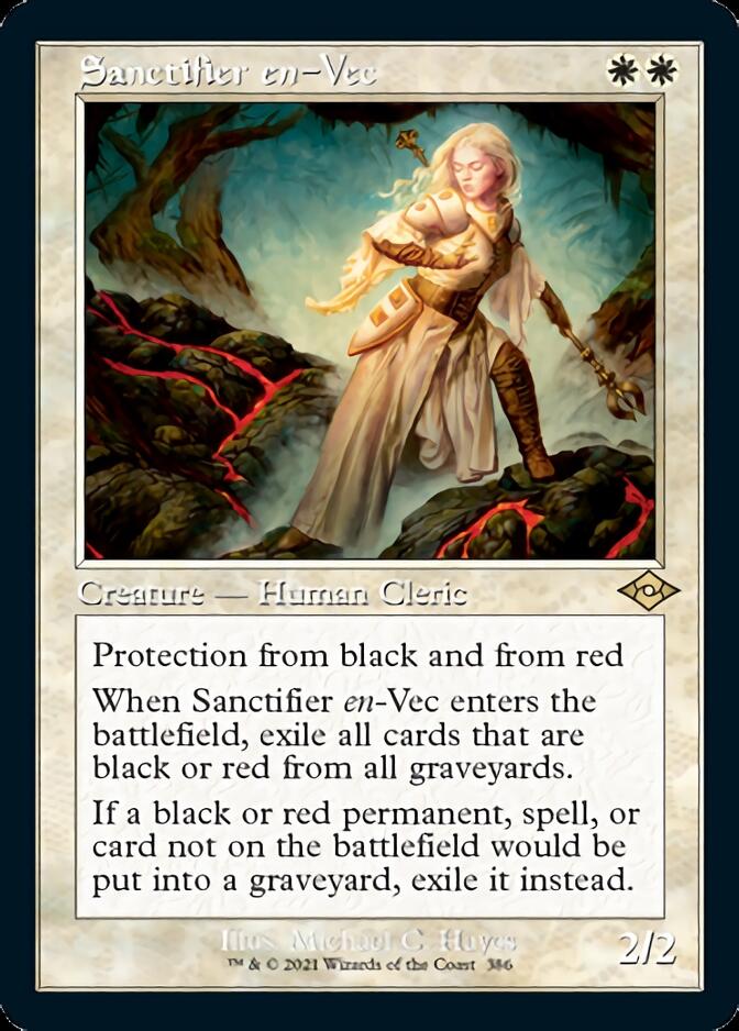 Sanctifier en-Vec (Retro Foil Etched) [Modern Horizons 2] | Gaming Infinity