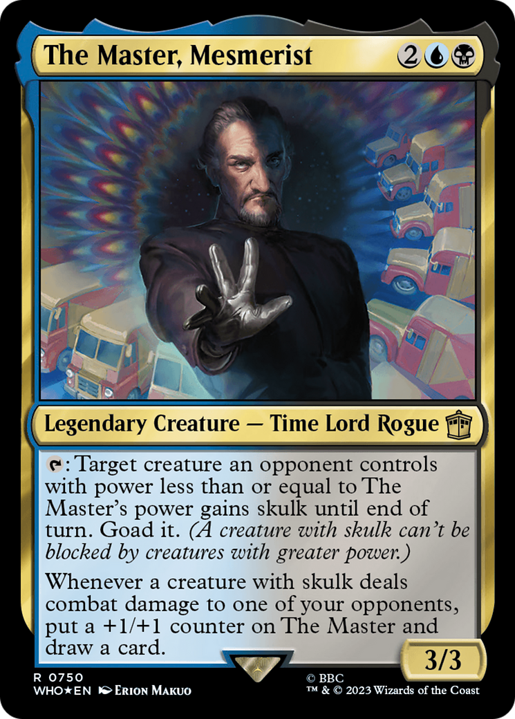 The Master, Mesmerist (Surge Foil) [Doctor Who] | Gaming Infinity