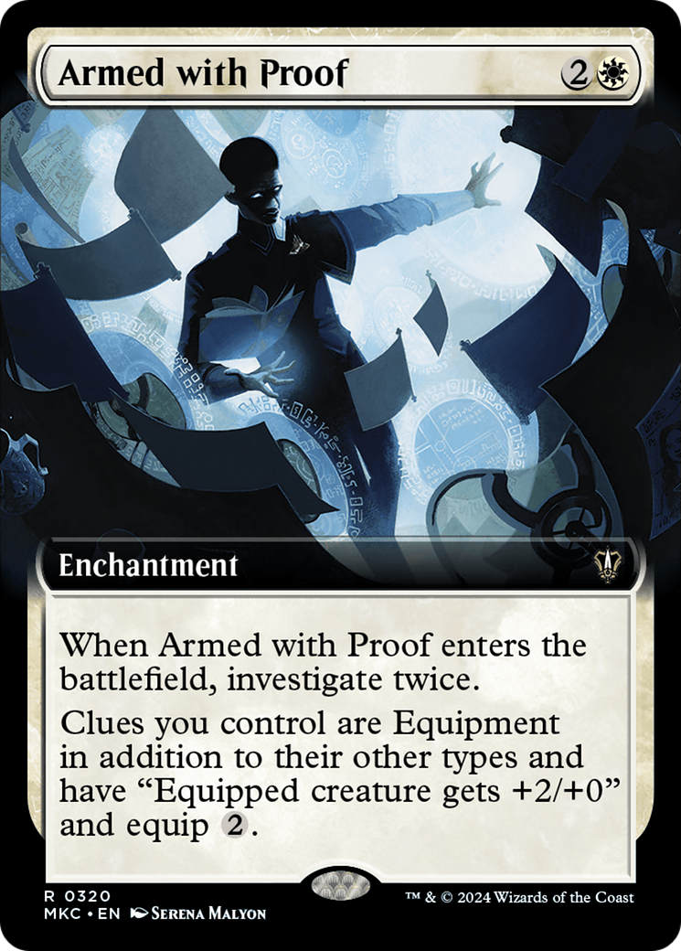 Armed with Proof (Extended Art) [Murders at Karlov Manor Commander] | Gaming Infinity