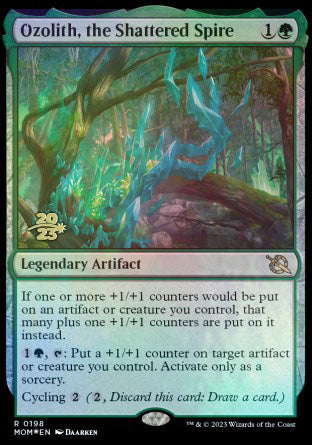 Ozolith, the Shattered Spire [March of the Machine Prerelease Promos] | Gaming Infinity