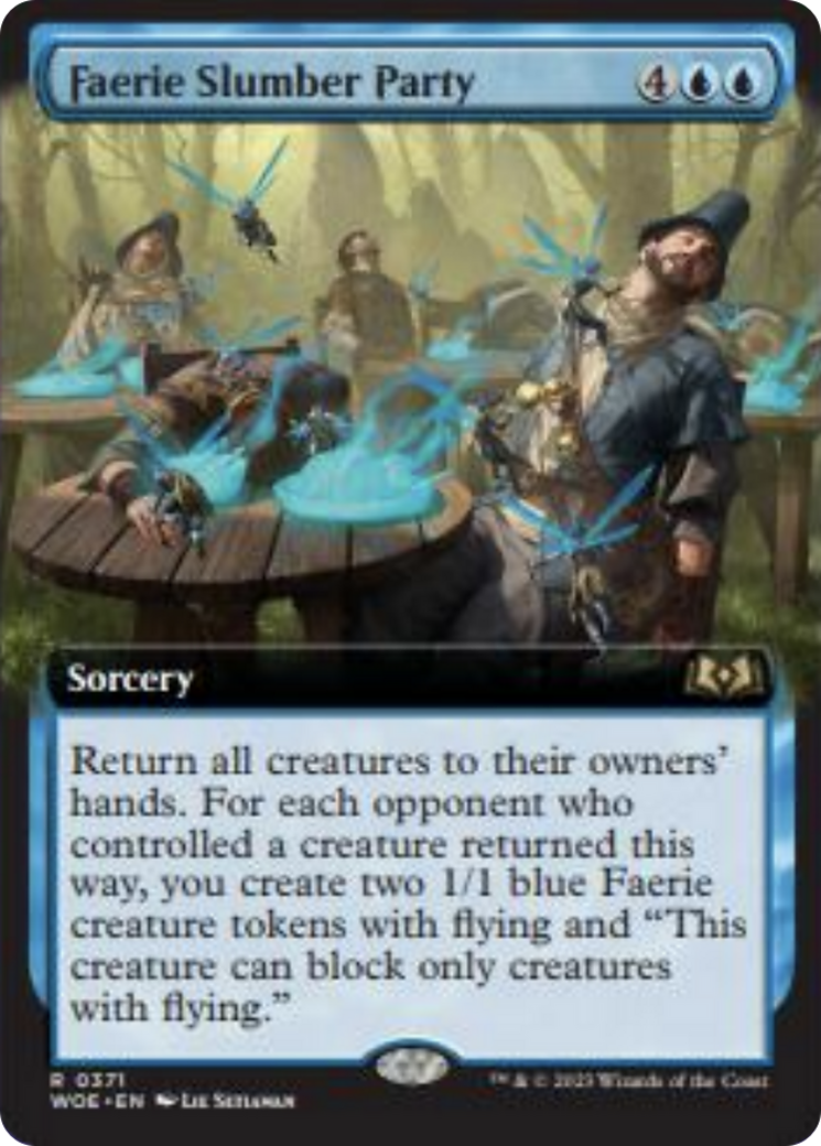 Faerie Slumber Party (Extended Art) [Wilds of Eldraine] | Gaming Infinity