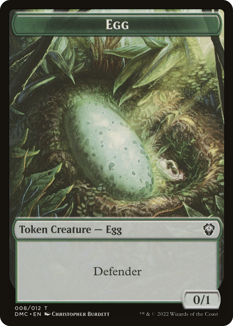 Treasure // Egg Double-Sided Token [Secret Lair Drop Series] | Gaming Infinity