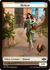 Human // Rat Double-Sided Token [Tarkir: Dragonstorm Commander Tokens] | Gaming Infinity