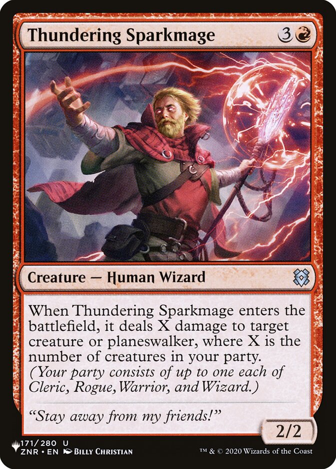 Thundering Sparkmage [The List] | Gaming Infinity