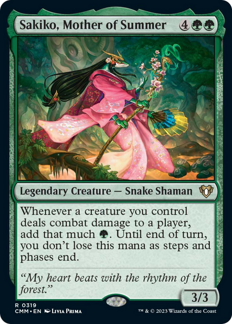 Sakiko, Mother of Summer [Commander Masters] | Gaming Infinity