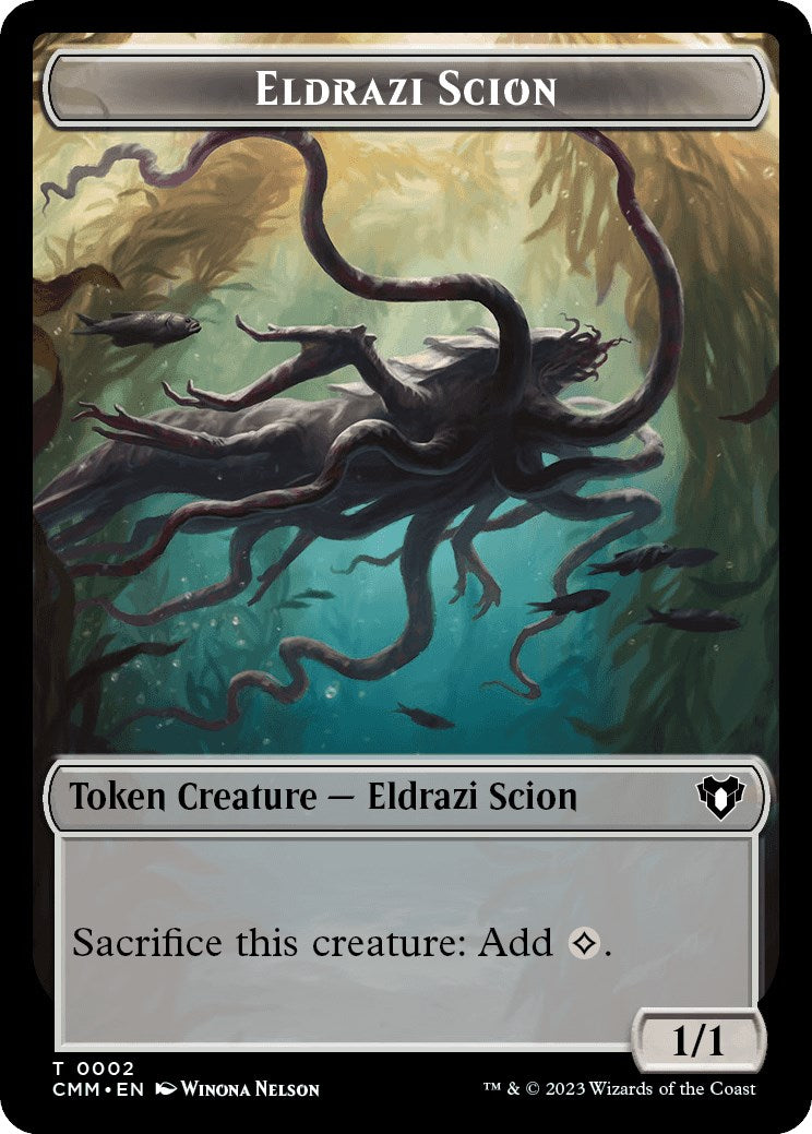 Eldrazi Scion // Phyrexian Beast Double-Sided Token [Commander Masters Tokens] | Gaming Infinity