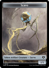 Servo // Construct (0041) Double-Sided Token [Commander Masters Tokens] | Gaming Infinity