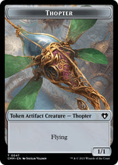 Thopter // Bird Illusion Double-Sided Token [Commander Masters Tokens] | Gaming Infinity