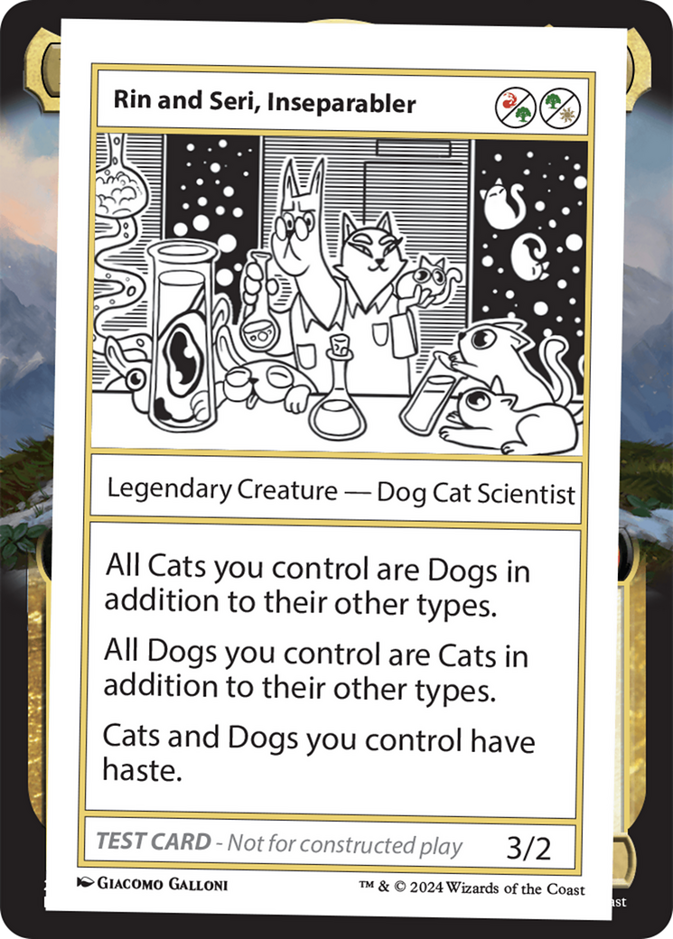 Rin and Seri, Inseparabler [Mystery Booster 2 Playtest Cards] | Gaming Infinity