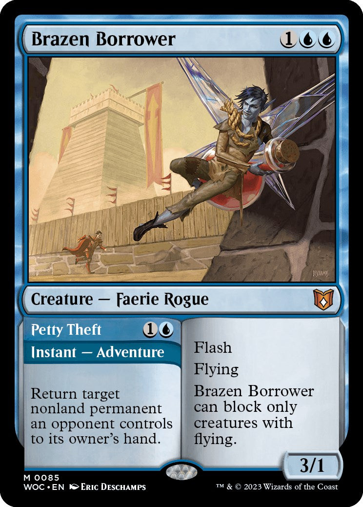 Brazen Borrower // Petty Theft [Wilds of Eldraine Commander] | Gaming Infinity