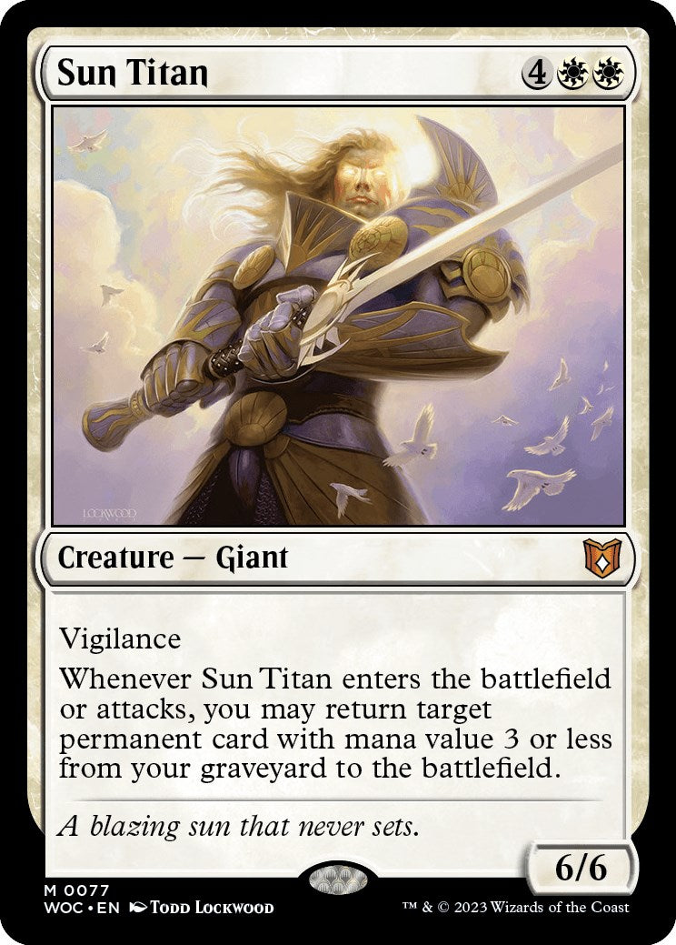 Sun Titan [Wilds of Eldraine Commander] | Gaming Infinity