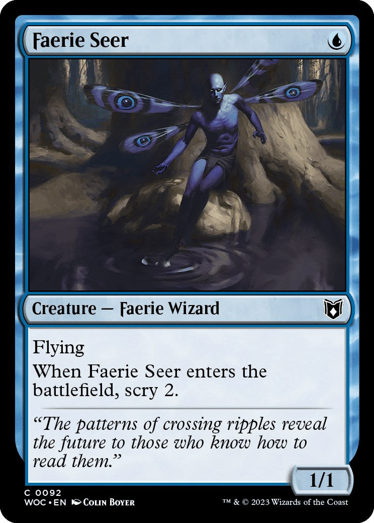 Faerie Seer [Wilds of Eldraine Commander] | Gaming Infinity