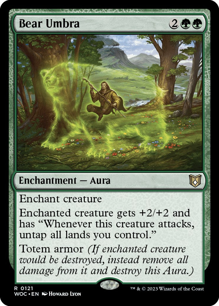 Bear Umbra [Wilds of Eldraine Commander] | Gaming Infinity