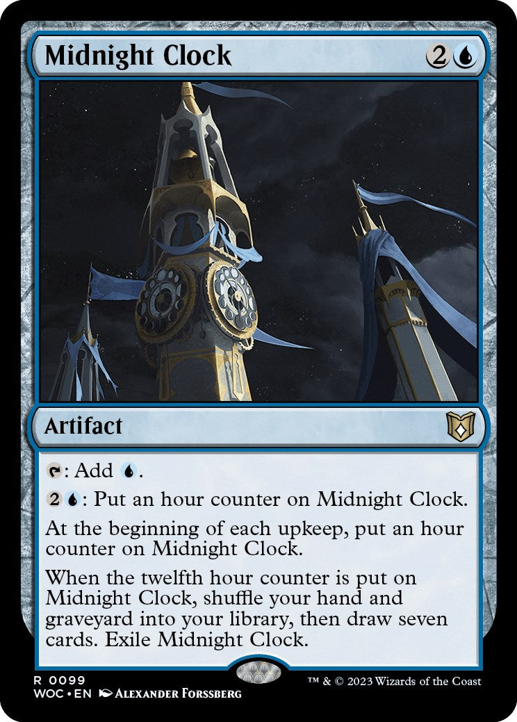 Midnight Clock [Wilds of Eldraine Commander] | Gaming Infinity