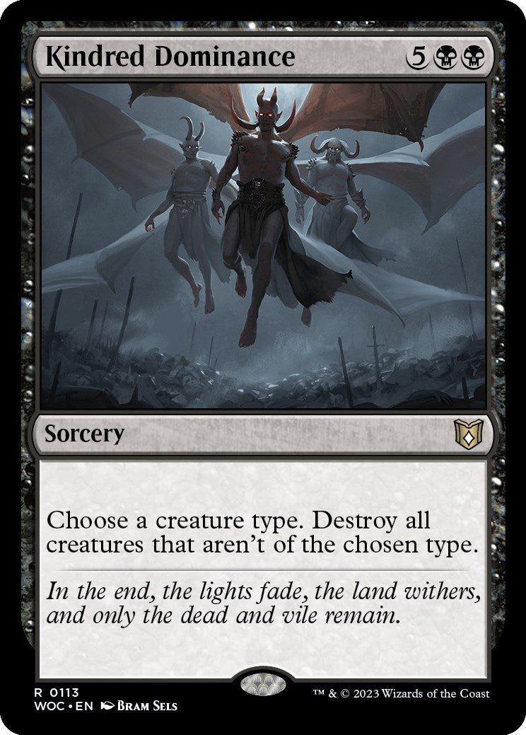 Kindred Dominance [Wilds of Eldraine Commander] | Gaming Infinity