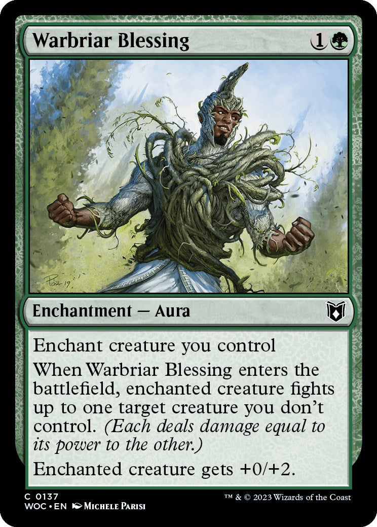 Warbriar Blessing [Wilds of Eldraine Commander] | Gaming Infinity