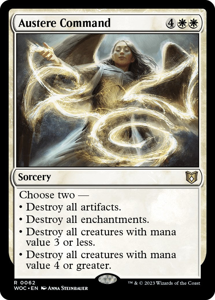 Austere Command [Wilds of Eldraine Commander] | Gaming Infinity