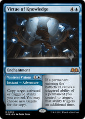 Virtue of Knowledge // Vantress Visions (Promo Pack) [Wilds of Eldraine Promos] | Gaming Infinity