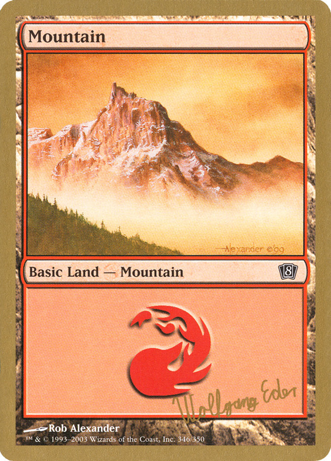 Mountain (we346) (Wolfgang Eder) [World Championship Decks 2003] | Gaming Infinity