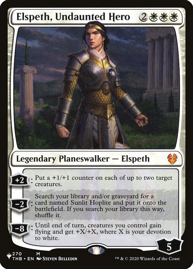 Elspeth, Undaunted Hero [The List] | Gaming Infinity