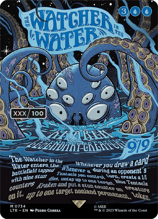 The Watcher in the Water (Borderless Poster) (Serialized) [The Lord of the Rings: Tales of Middle-Earth] | Gaming Infinity