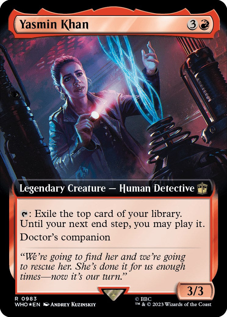Yasmin Khan (Extended Art) (Surge Foil) [Doctor Who] | Gaming Infinity