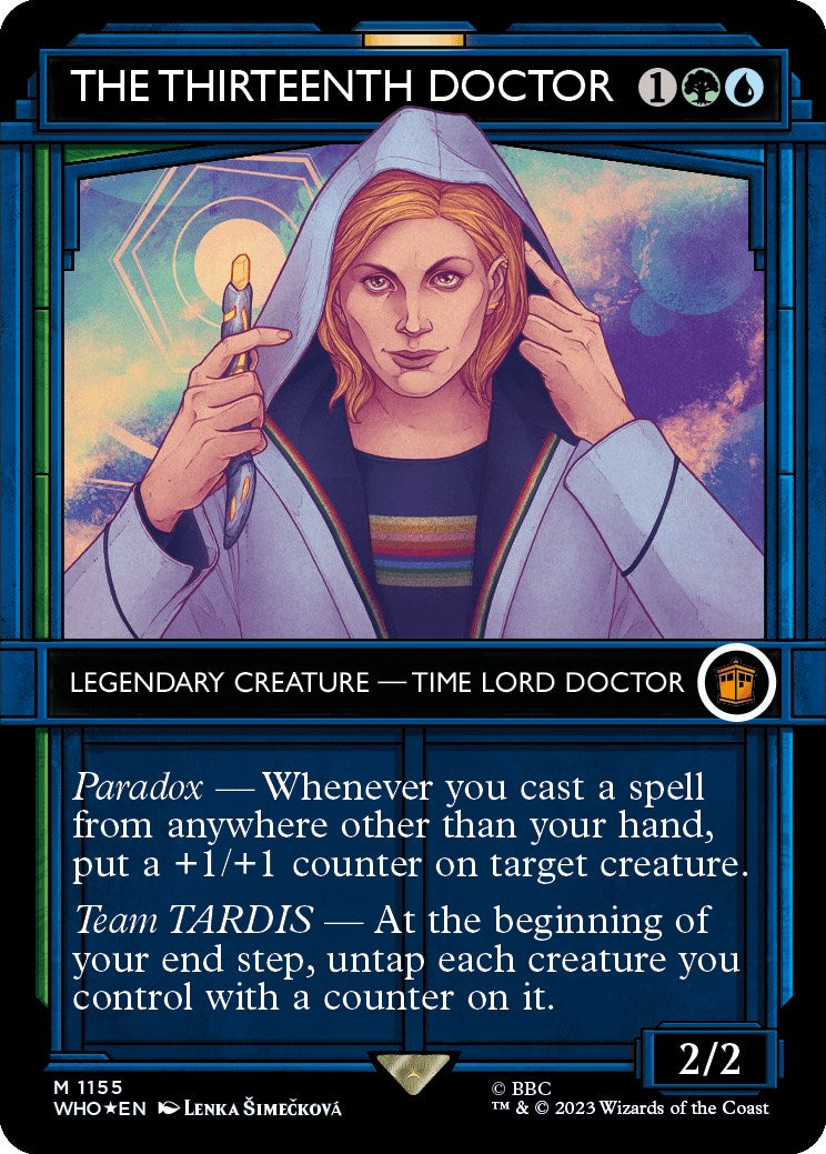 The Thirteenth Doctor (Showcase) (Surge Foil) [Doctor Who] | Gaming Infinity