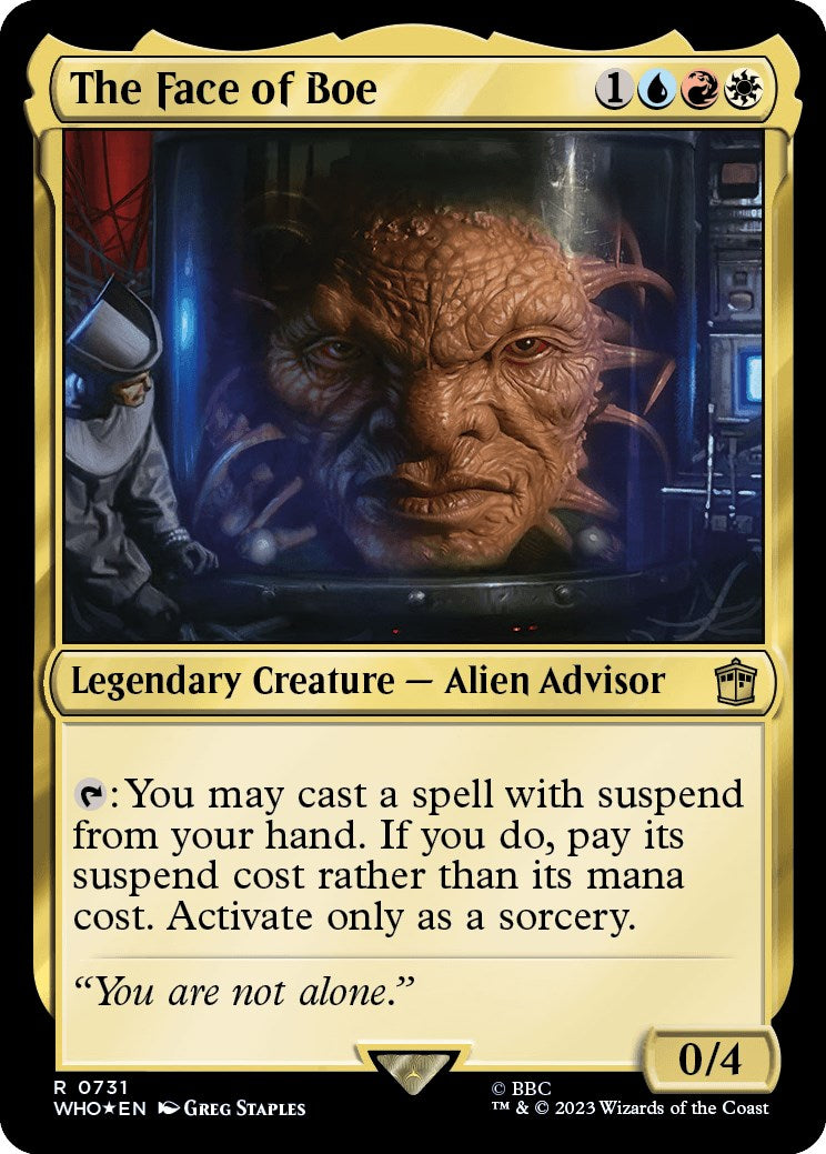 The Face of Boe (Surge Foil) [Doctor Who] | Gaming Infinity