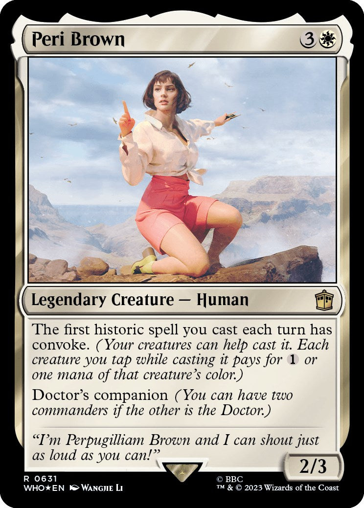 Peri Brown (Surge Foil) [Doctor Who] | Gaming Infinity
