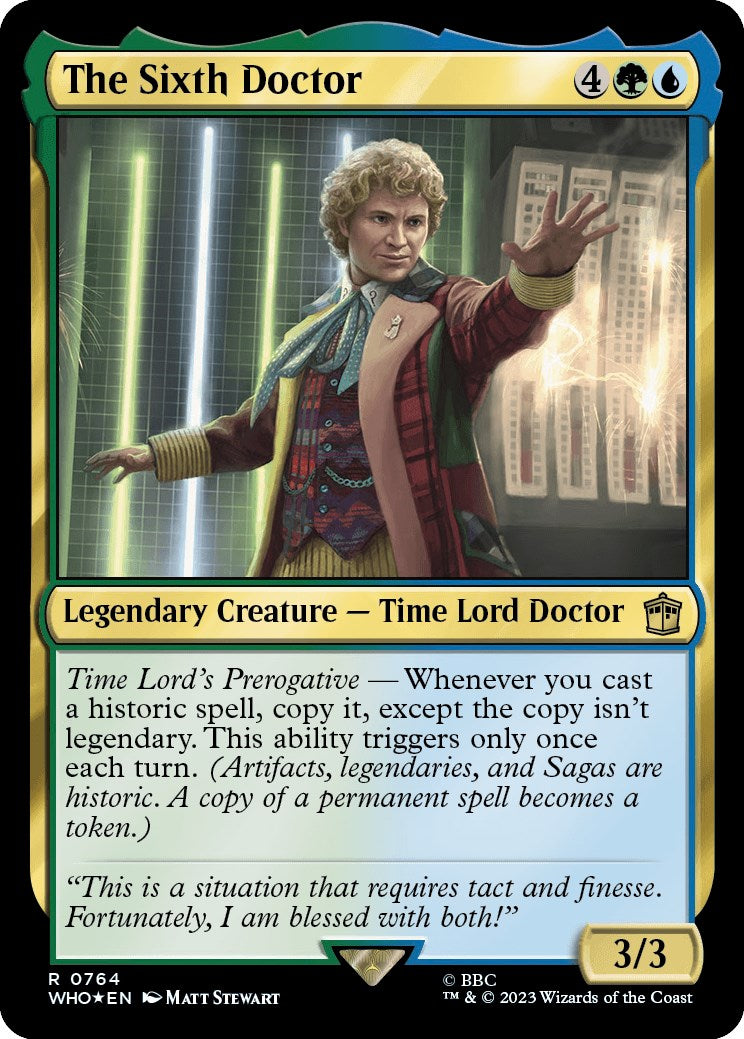 The Sixth Doctor (Surge Foil) [Doctor Who] | Gaming Infinity