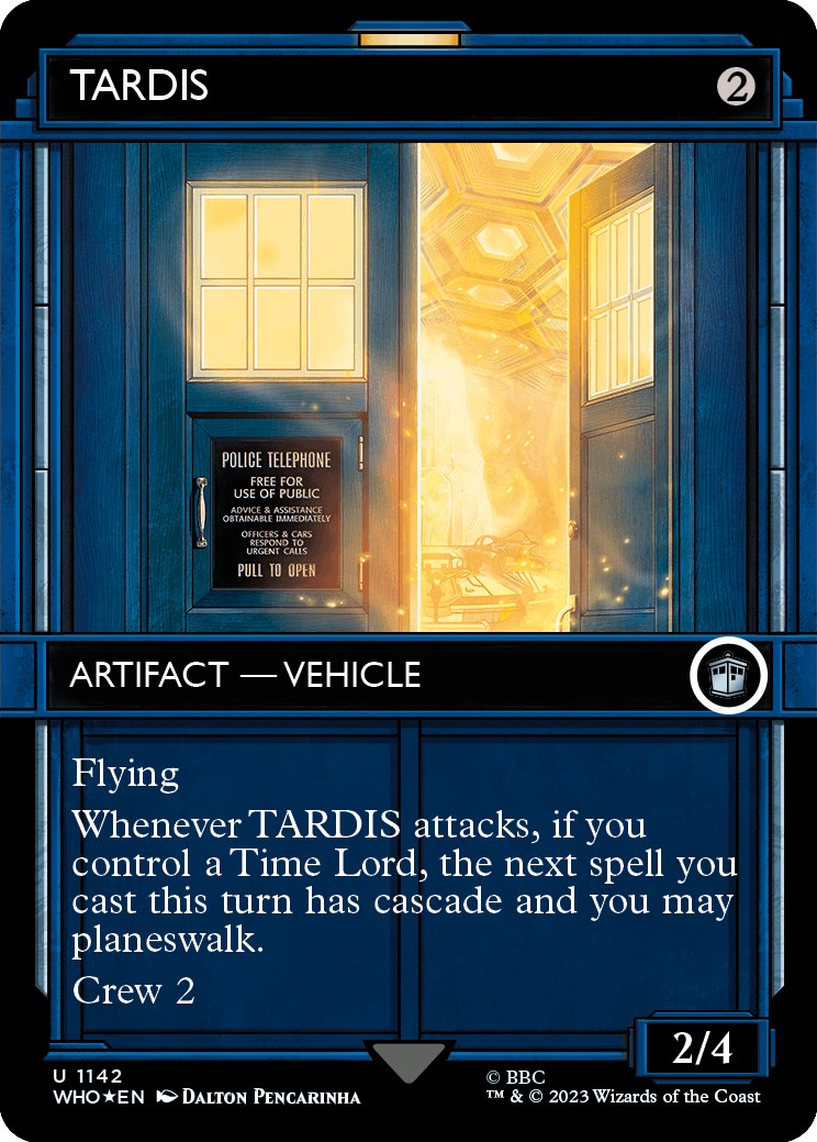 TARDIS (Showcase) (Surge Foil) [Doctor Who] | Gaming Infinity