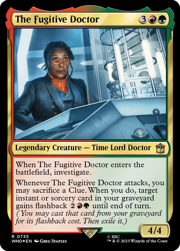 The Fugitive Doctor (Surge Foil) [Doctor Who] | Gaming Infinity