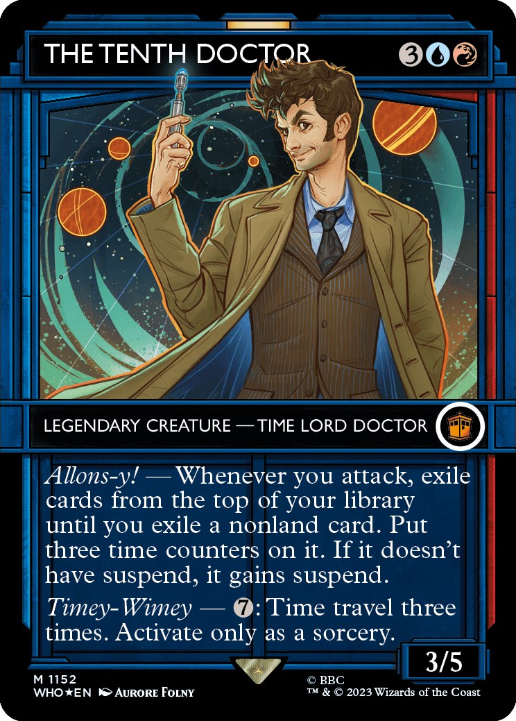 The Tenth Doctor (Showcase) (Surge Foil) [Doctor Who] | Gaming Infinity