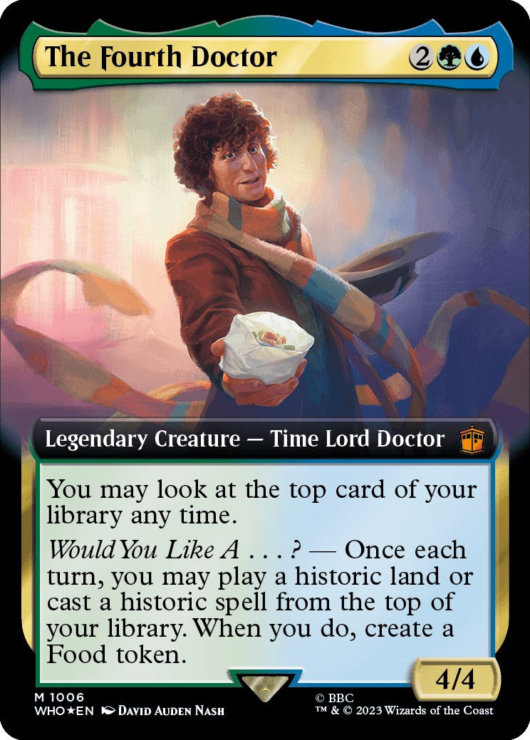 The Fourth Doctor (Extended Art) (Surge Foil) [Doctor Who] | Gaming Infinity