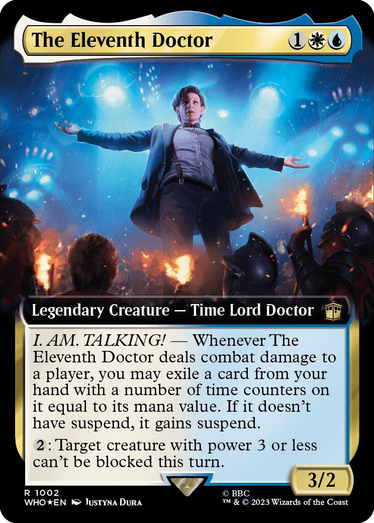 The Eleventh Doctor (Extended Art) (Surge Foil) [Doctor Who] | Gaming Infinity