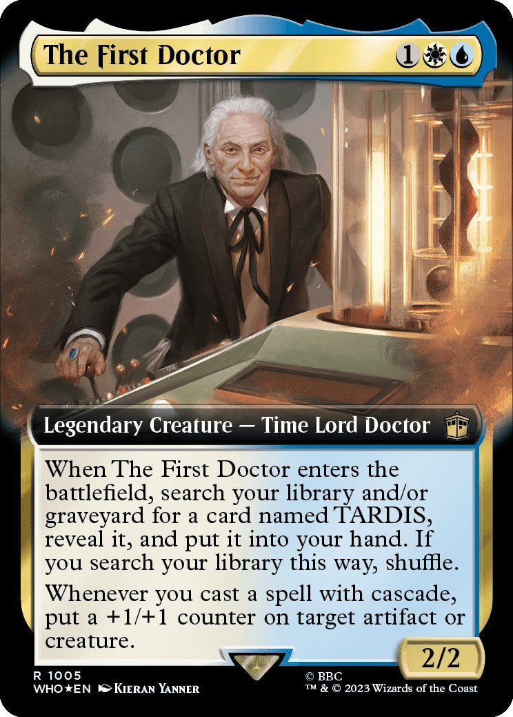 The First Doctor (Extended Art) (Surge Foil) [Doctor Who] | Gaming Infinity