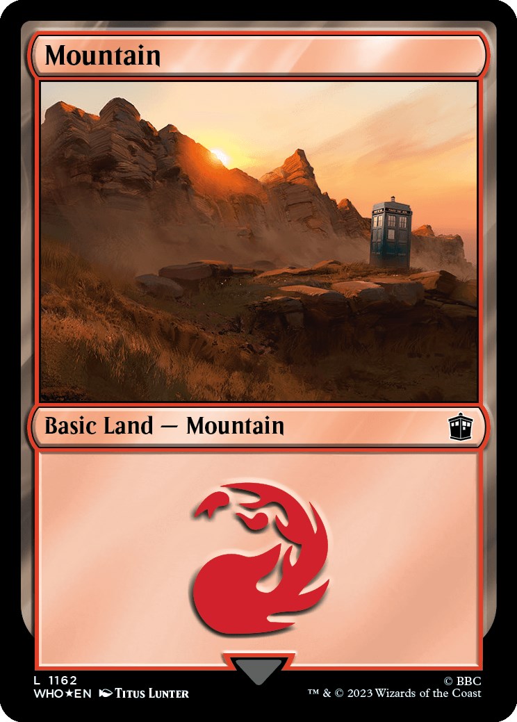 Mountain (1162) (Surge Foil) [Doctor Who] | Gaming Infinity