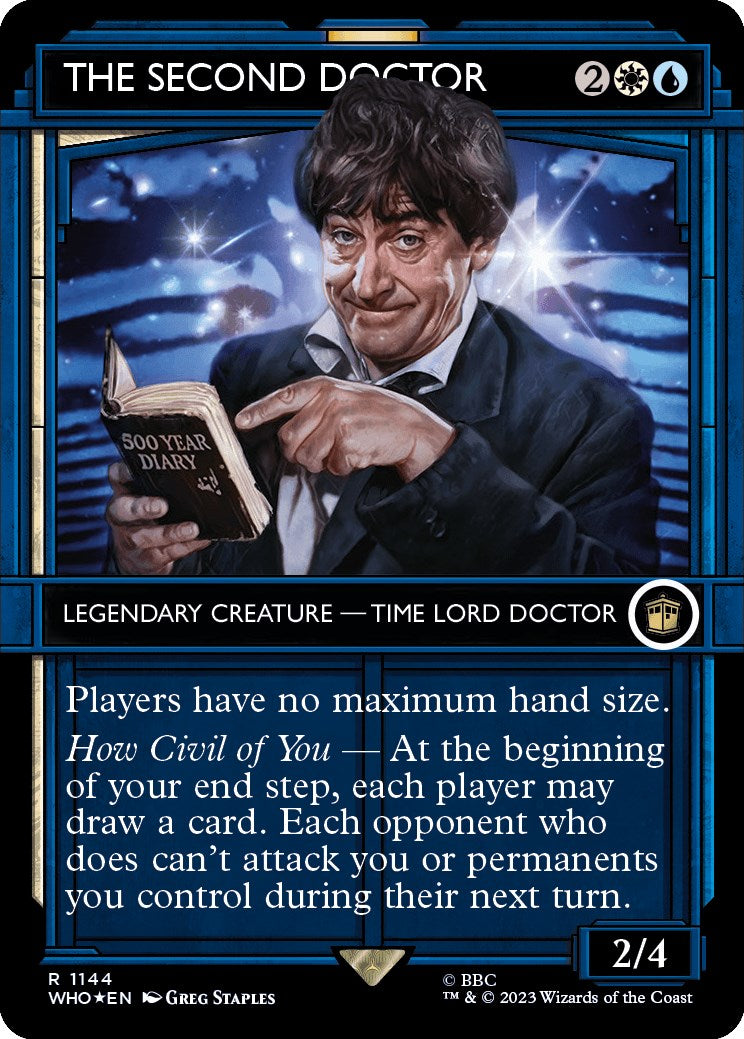 The Second Doctor (Showcase) (Surge Foil) [Doctor Who] | Gaming Infinity