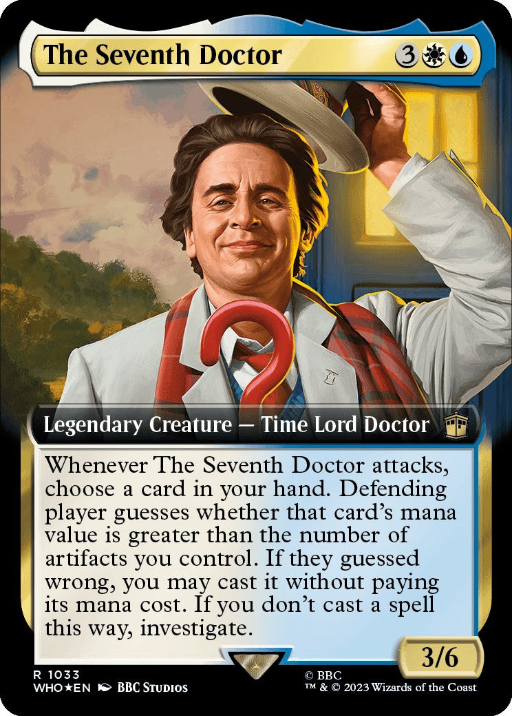 The Seventh Doctor (Extended Art) (Surge Foil) [Doctor Who] | Gaming Infinity