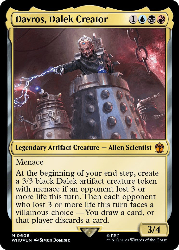 Davros, Dalek Creator (Surge Foil) [Doctor Who] | Gaming Infinity