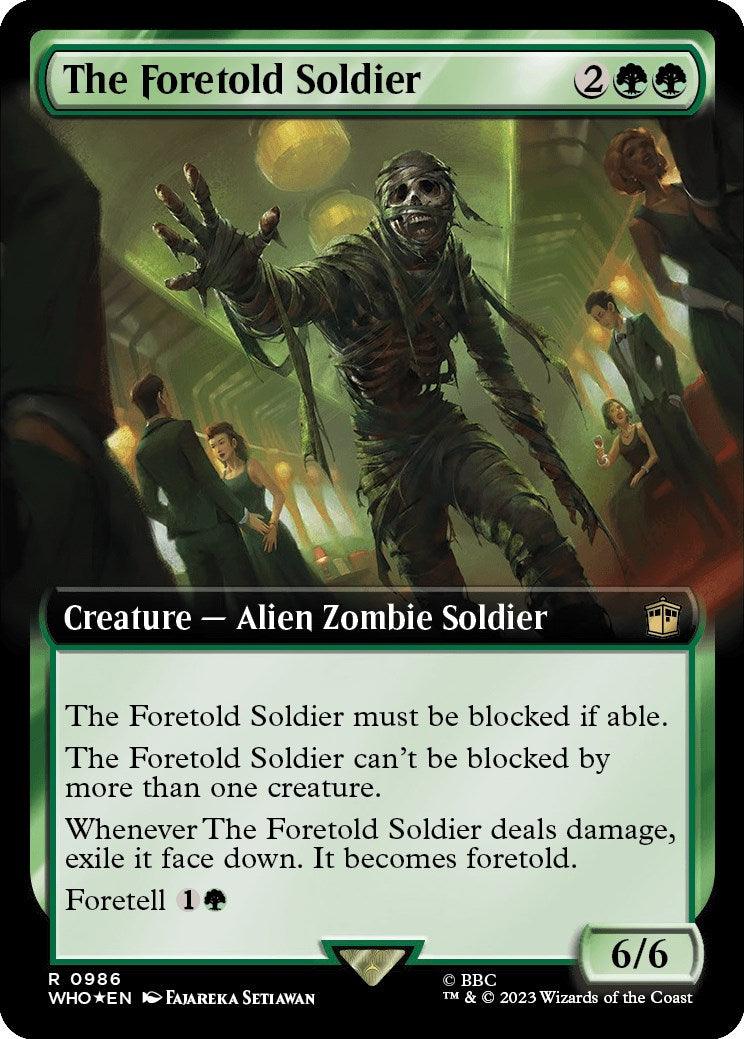 The Foretold Soldier (Extended Art) (Surge Foil) [Doctor Who] | Gaming Infinity