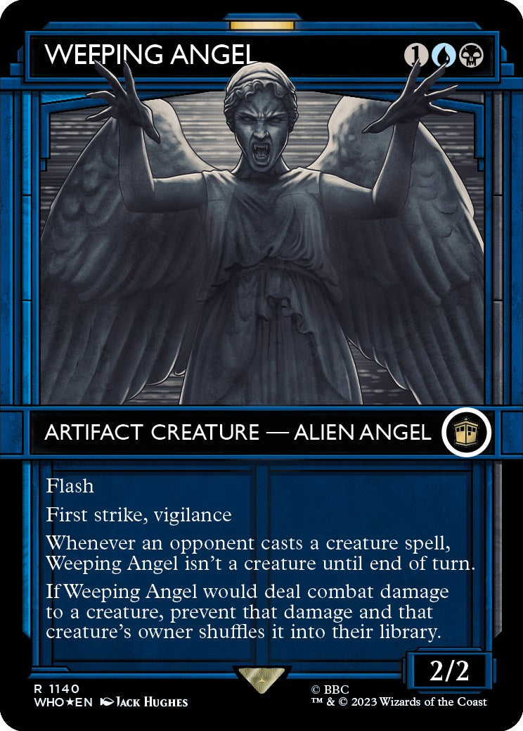 Weeping Angel (Showcase) (Surge Foil) [Doctor Who] | Gaming Infinity