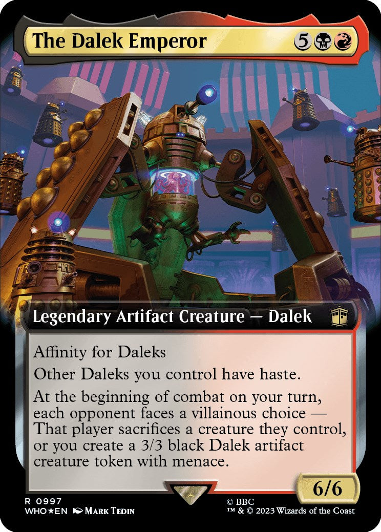 The Dalek Emperor (Extended Art) (Surge Foil) [Doctor Who] | Gaming Infinity