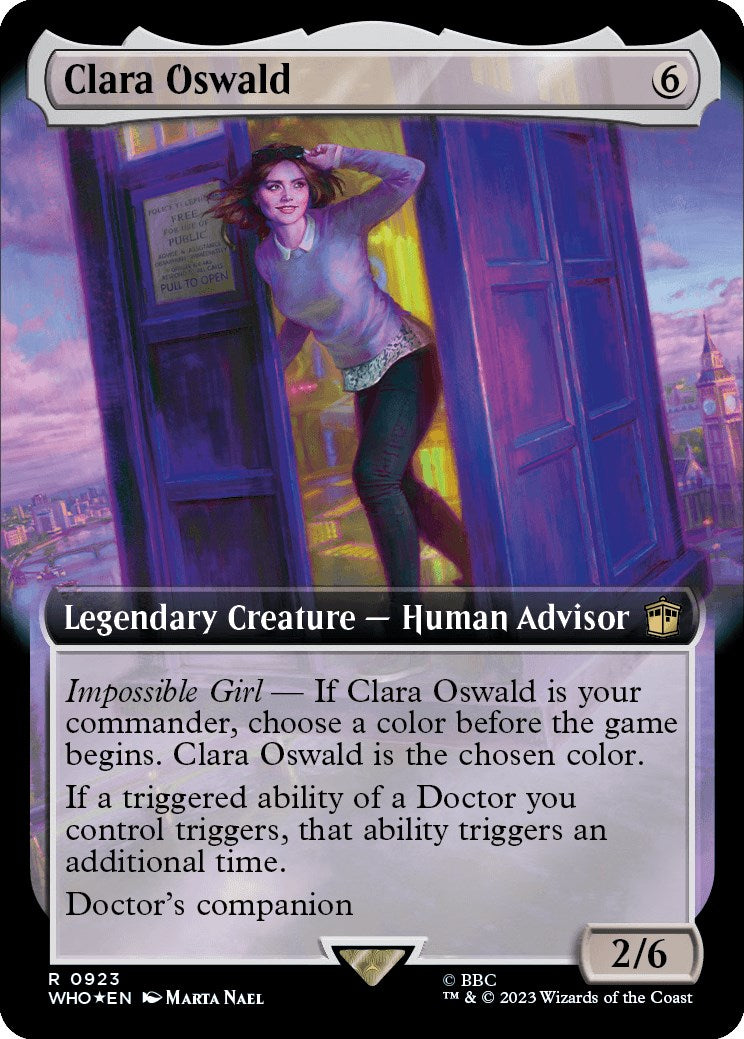 Clara Oswald (Extended Art) (Surge Foil) [Doctor Who] | Gaming Infinity