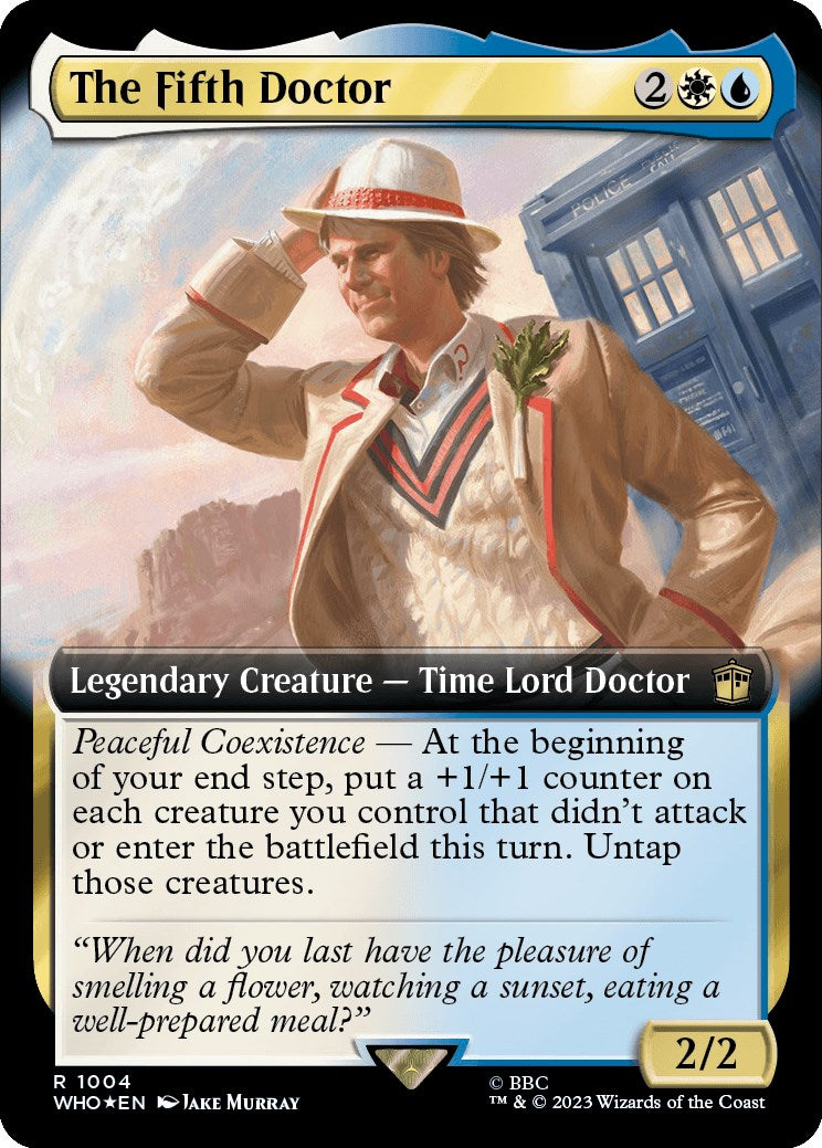 The Fifth Doctor (Extended Art) (Surge Foil) [Doctor Who] | Gaming Infinity